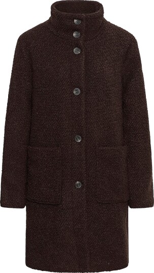 Saint Tropez Kåpe FerddySZ Coat Brun Saint Tropez Kåpe FerddySZ Coat Brun