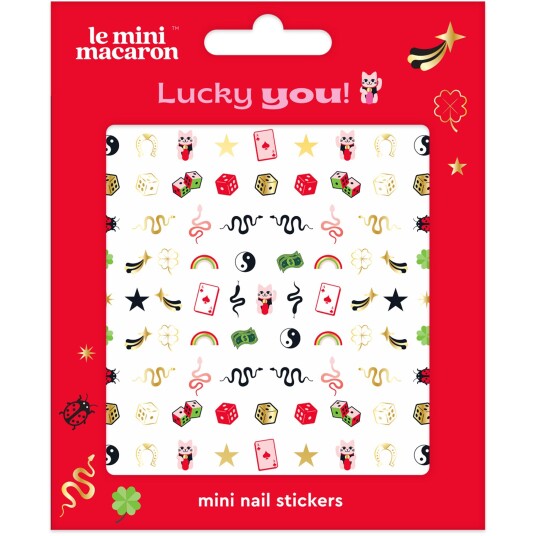 Le Mini Macaron Mini Nail Art Stickers Lucky You Le Mini Macaron Mini Nail Art Stickers Lucky You