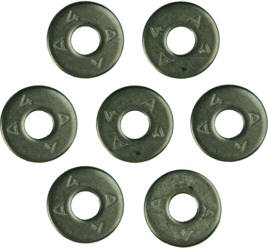 Skive bred A4 DIN 9021 - 4,3 mm - 11,5 mm - 20 stk