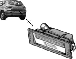 VAN WEZEL 0147920 Nummerskiltlys