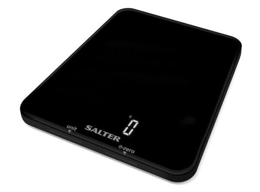 Salter Kjkkenvekt Phantom BLACK kitchen scale. Max 5 kg Salter Kjkkenvekt Phantom BLACK kitchen scale. Max 5 kg