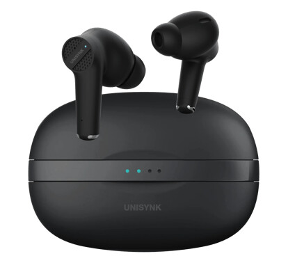 Unisynk True Wireless Enc Headphones True Wireless-hodetelefoner Svart Unisynk True Wireless Enc Headphones True Wireless-hodetelefoner Svart
