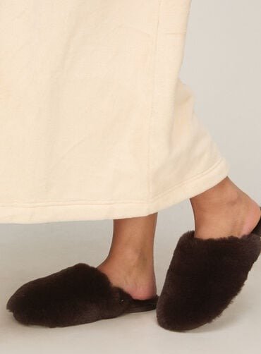 Hunkemöller Tøfler Faux Fur Brun