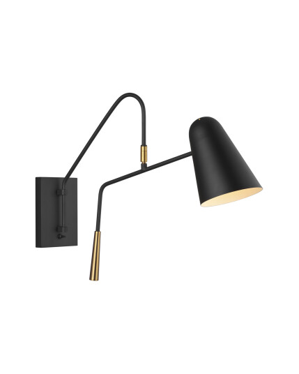Visual Comfort Simon Task Sconce Midnight Black/Matte Black Visual Comfort Simon Task Sconce Midnight Black/Matte Black
