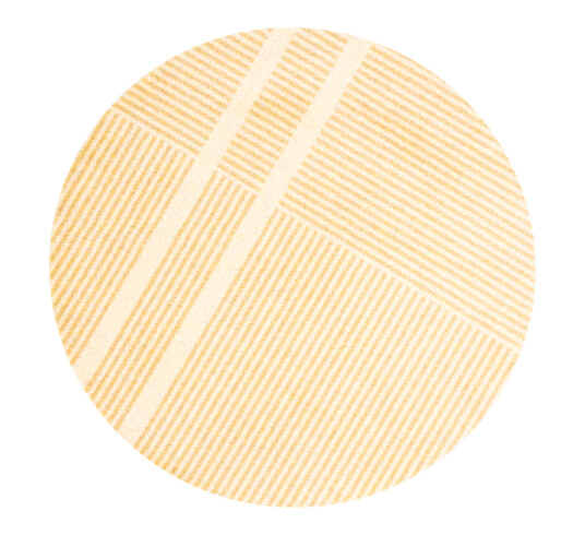 Heymat Løype Sunny Yellow dørmatte Ø100 cm Heymat Løype Sunny Yellow dørmatte Ø100 cm