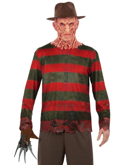 Freddy Kruger Kostymesett Lisensiert A Nightmare On Elm Street Kostyme M Freddy Kruger Kostymesett Lisensiert A Nightmare On Elm Street Kostyme M