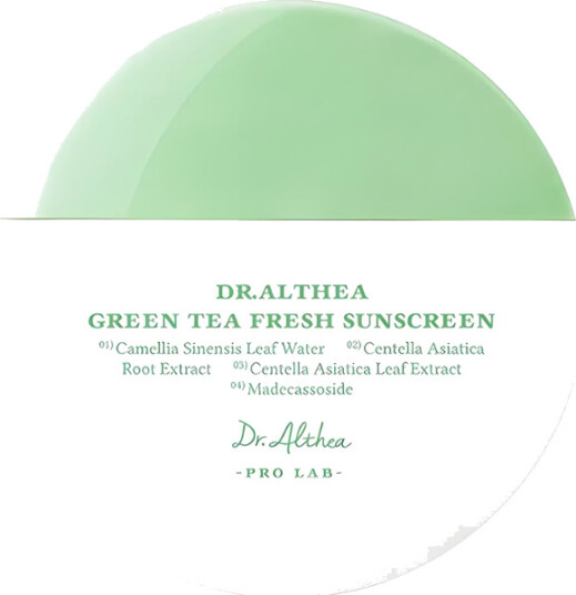 Dr. Althea Green Tea Solkrem SPF50 45ml - Beroligende Beskyttelse