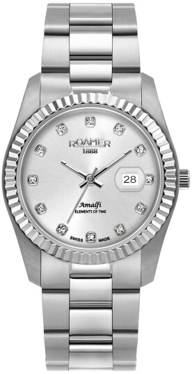 Roamer Monza Dameklokke 852844 41 19 20 Amalfi Sølvfarget/Stål Ø34