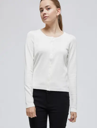Minus New Laura Cardigan - White - M
