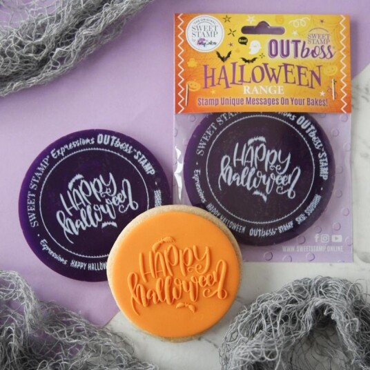 Sweet Stamp Embosser Outboss Happy Halloween 