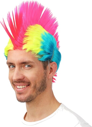 Ptit Clown Punk Neon Parykk One size 24474