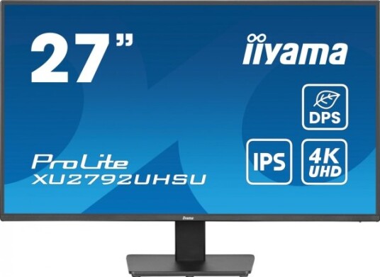 Iiyama ProLite 27" 4K UHD IPS Skjerm med HDMI og USB-C - Svart Iiyama ProLite 27" 4K UHD IPS Skjerm med HDMI og USB-C - Svart
