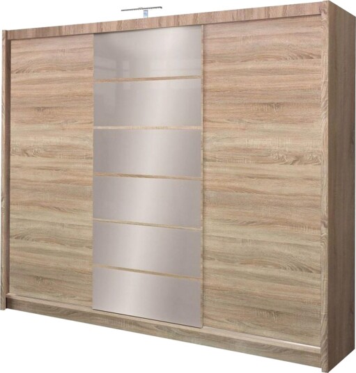 Malibu Garderobe 250x61x215 cm -