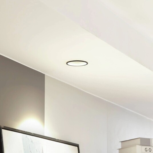 Arcchio LED-downlight Niria svart 3 000 K
