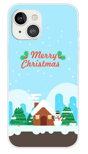 INCOVER iPhone 15 Fleksibelt Plast Jul Deksel - Merry Christmas - Julemoro