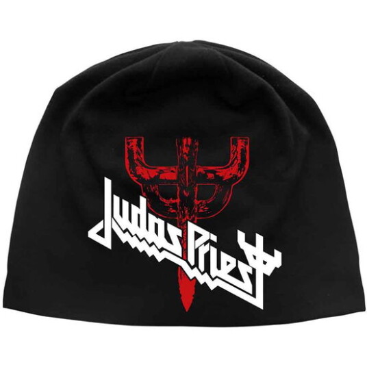 Judas Priest Judas Priest Unisex Beanie Hat: Logo & Fork Black