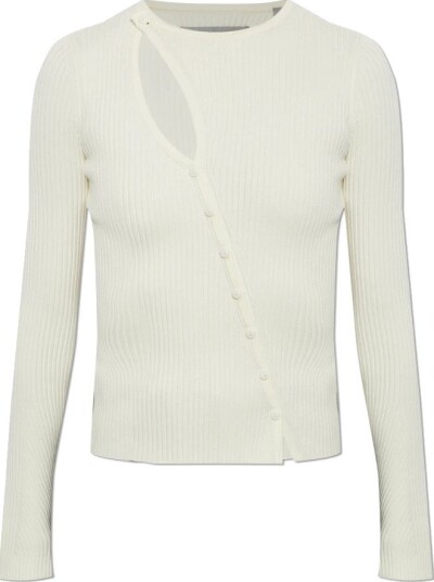 AllSaints Dame Strikkevarer Beige S,