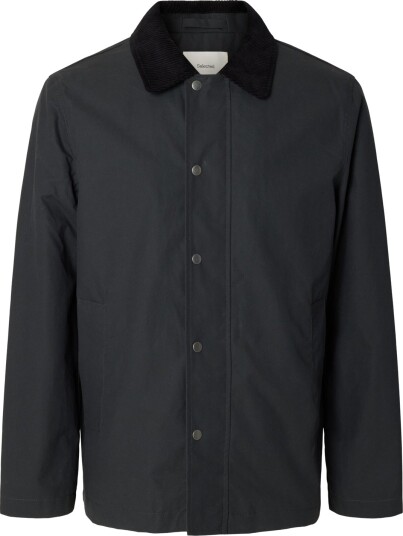 Selected Slmwalter Waxed Cotton 2.0 Jkt Noos Grey M