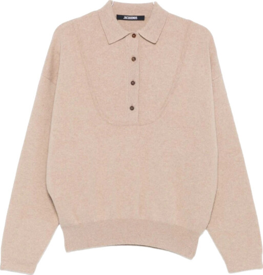 Jacquemus Dame Strikkevarer Beige M,