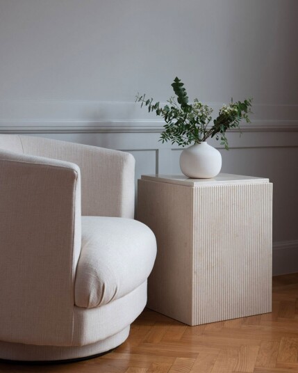Ruth & Joanna Cube marmorbord athen stone