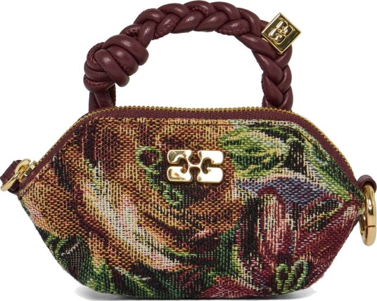 Ganni Twisted Handle Mini Bag Multi/patterned ONE SIZE