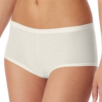Schiesser Truser Personal Fit Shorts Benhvit 3XL Dame