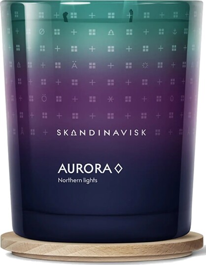 Skandinavisk Aurora Scented Candle Purple 350 G