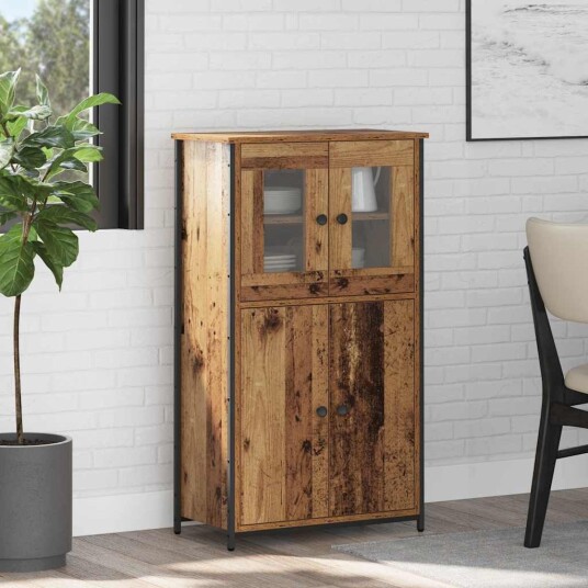  Høyskap Gamle tre 62 x 32 x 106,5 cm Konstruert tre