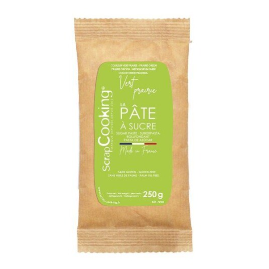 ScrapCooking   Fondant 250 g lys grønn