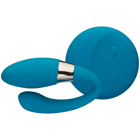 Lelo Tiani Duo Dual-Action Fjernstyrt Massør for Par - Blå Lelo Tiani Duo Dual-Action Fjernstyrt Massør for Par - Blå