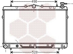 VAN WEZEL 82002044 Radiator motorkjøling