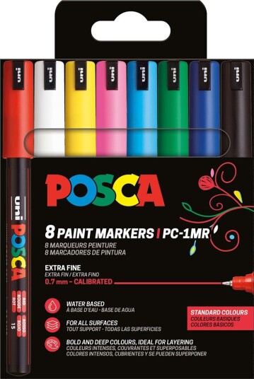 Posca Posca PC-1MR Set of 8 Posca Posca PC-1MR Set of 8