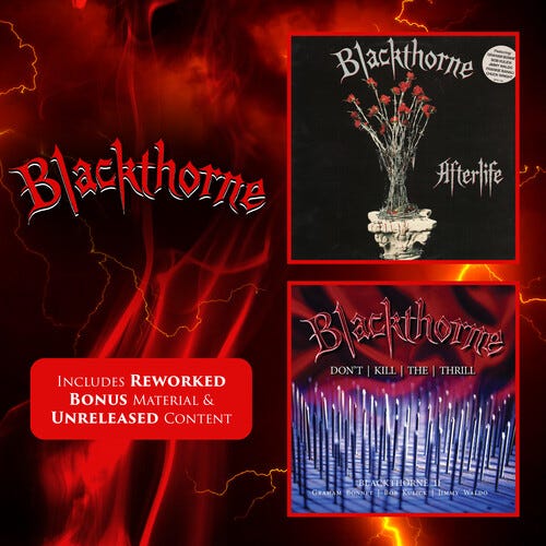 Blackthorne  Afterlife/Don't Kill The Thrill  CD