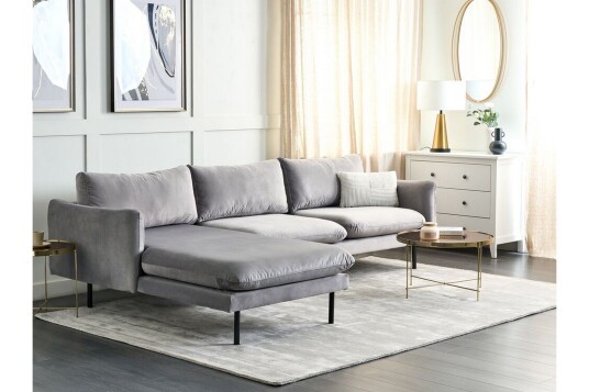 Woodal Hjørnesofa 4 seter Grå/Svart Woodal Hjørnesofa 4 seter Grå/Svart
