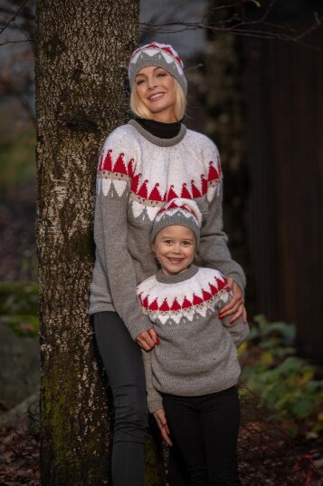 Viking Garn 2032 5 Nisse genser og lue Viking Garn 2032 5 Nisse genser og lue