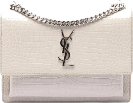 Yves Saint Laurent Vintage Dame Pre owned Hvit ONE SIZE,