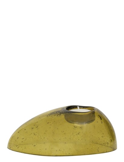Urban Nature Culture Urban Nature Culture Tealight Holder Miia Green H 17.5CM