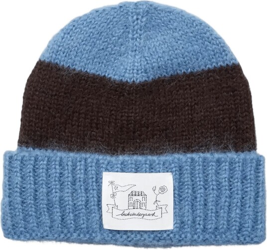 Becksöndergaard Stripe Beanie   WINDWARD BLUE   One Size