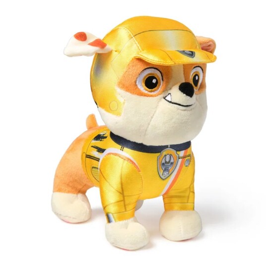 Paw Patrol Rescue Wheels Plysjbamse 19cm Rubble Paw Patrol Rescue Wheels Plysjbamse 19cm Rubble