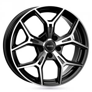 MAK Epica Black Machined Face 7x18 5/112 ET45 B57 MAK Epica Black Machined Face 7x18 5/112 ET45 B57