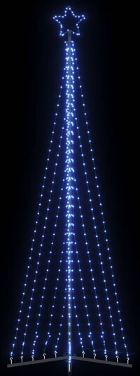  LED Juletre 495 LEDs Blå 300,5 cm