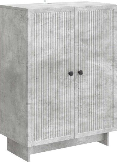 Serviesskap Betonggrå 66 x 34,5 x 90 cm Konstruert tre Serviesskap Betonggrå 66 x 34,5 x 90 cm Konstruert tre