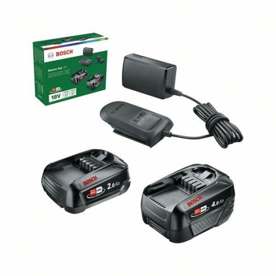 Bosch Diy 1600A027U9 Batterisett 18V 2&4Ah M/Lader Al 18V 20