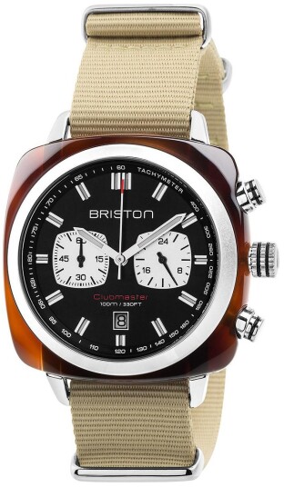 Briston Herreklokke 17142.SA.TS.1.NK Sport Sort/Tekstil Briston Herreklokke 17142.SA.TS.1.NK Sport Sort/Tekstil