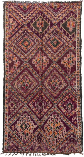 Kelim teppe Marokkansk Azilal Special Edition 360 x 180 cm Størrelse: 360 x 180 cm