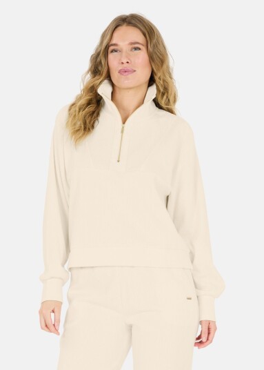 Athlecia Hecey W Half zip Whisper White 42 Sweatshirts