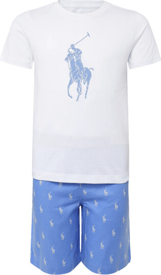 Ralph Lauren Kids S5 Sleepwear Short Set Blue 140