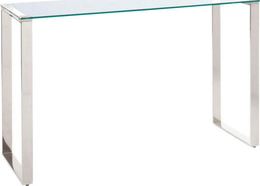 Konsollbord Tilon Sølv, Transparent - Sølv, Transparent
