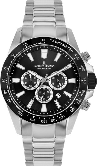 Jacques Lemans Liverpool 1-2140E - Herre - 48 mm - Analog - Kvarts urverk - Mineralglas