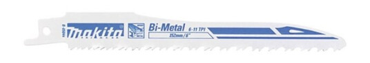 Makita B-05044-25 Super Express Stempelsagblad Bim 152X0,9Mm  6-11Tpi  25 Stk. For Rask Kapping Av Ikke-Jernholdige Metaller Aluminium Tre Med Spiker Stål 5-8Mm Plast 5-77Mm Tre 5-77 Mm 